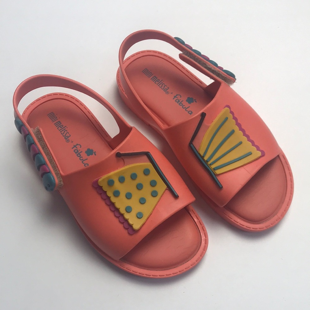 Mini Melissa Butterfly Sandals (size 10)